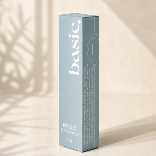 b.full lip plumping gloss on natural background, Basic NZ