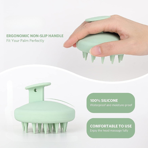 b.soft scalp brush