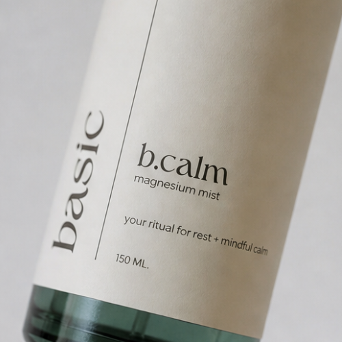 Close-up of b.calm magnesium mist spray nozzle