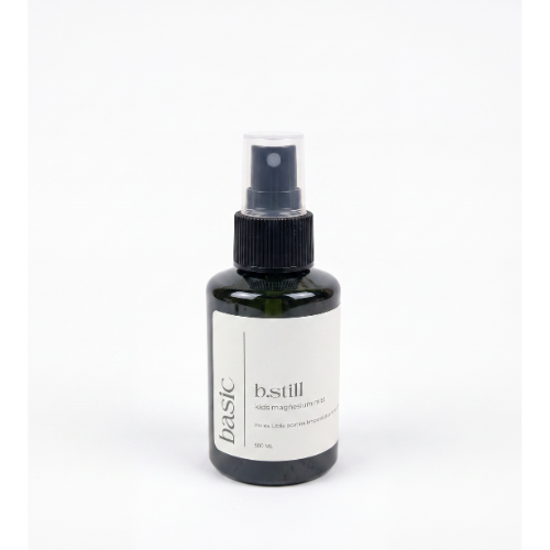 b.still kids magnesium mist on white background
