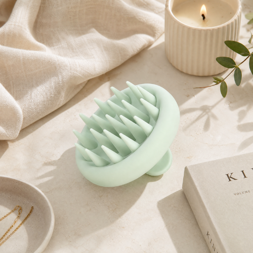 b.soft scalp brush on natural background, Basic NZ